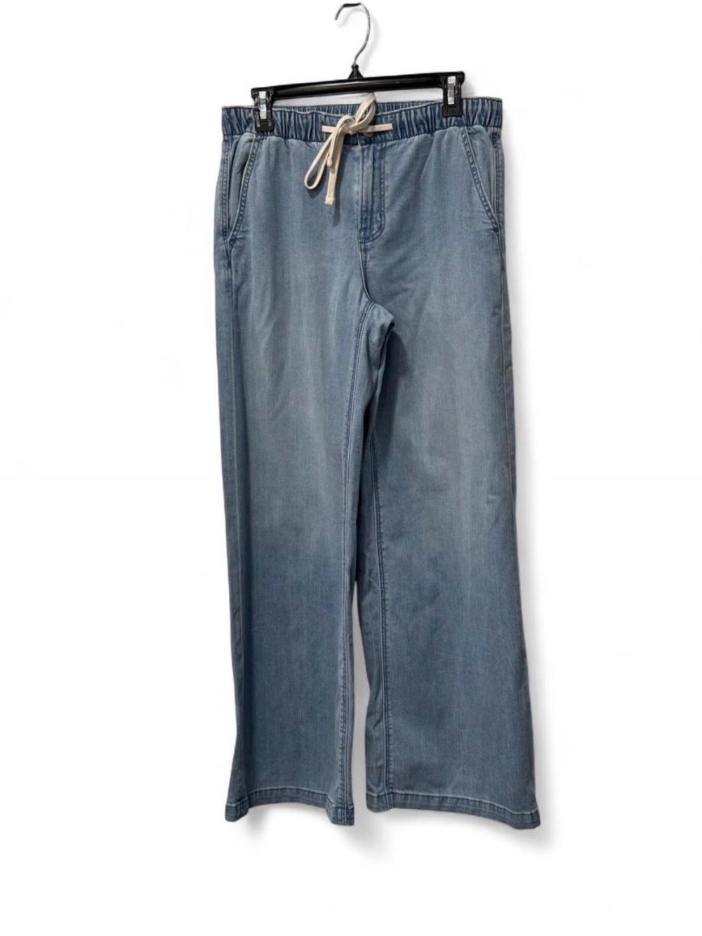 American Eagle Boho Chambray Palazzo wide leg pants size Small Long